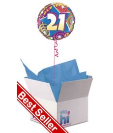 21st Birthday Balloon in a Box