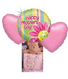 Mothers Day Bear Bouquet No 1