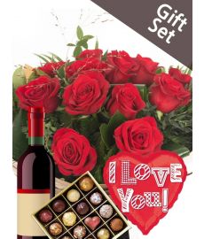 Romantic Red Wine Gift Set ❤️